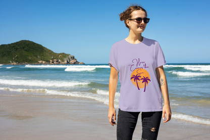 GRAPHIC PRINTED CLASSIC CREW TSHIRT - HERE COMES THE SUN