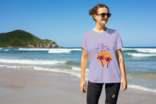GRAPHIC PRINTED CLASSIC CREW TSHIRT - HERE COMES THE SUN