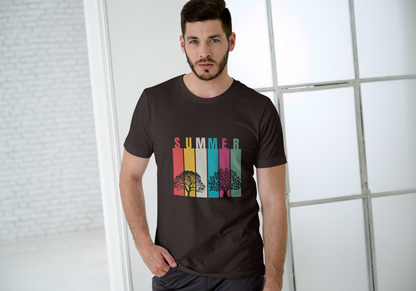 GRAPHIC PRINTED CLASSIC CREW TSHIRT - SUMMER