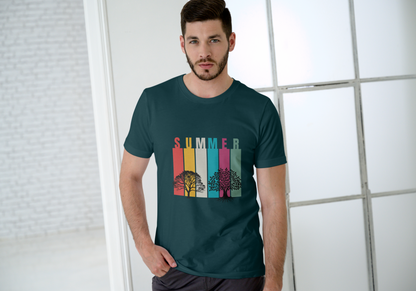 GRAPHIC PRINTED CLASSIC CREW TSHIRT - SUMMER