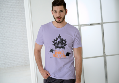 GRAPHIC PRINTED CLASSIC CREW TSHIRT - NAMO BUDDHA