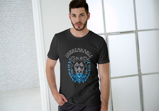 GRAPHIC PRINTED CLASSIC CREW TSHIRT - UNBREAKABLE