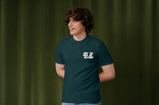 SOLID POLO NECK TSHIRT