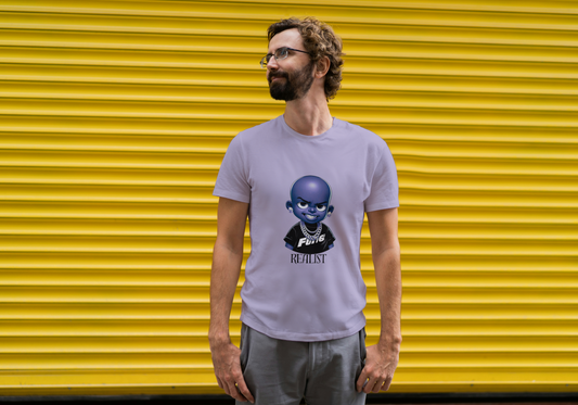 GRAPHIC PRINTED CLASSIC CREW TSHIRT - THE REALIST