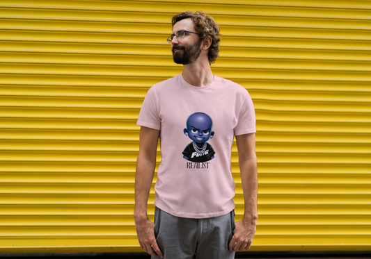 GRAPHIC PRINTED CLASSIC CREW TSHIRT - THE REALIST