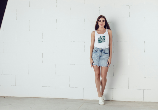 GRAPHIC PRINTED TANK TOP -STAY WILD