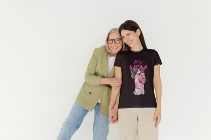 GRAPHIC PRINTED CLASSIC CREW TSHIRT - MY MOM