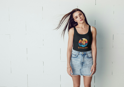 GRAPHIC PRINTED TANK TOP - SUMMER VIBES