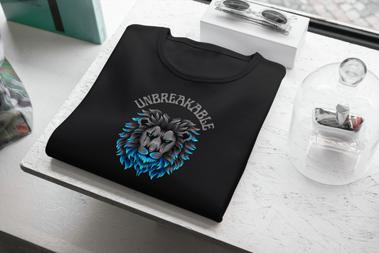 GRAPHIC PRINTED CLASSIC CREW TSHIRT - UNBREAKABLE